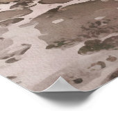 大理石の水仙 ポスター (角)