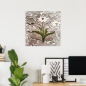 大理石の水仙 ポスター (ホームオフィス)