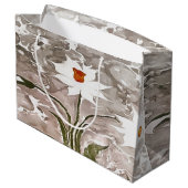 大理石の水仙 ラージペーパーバッグ (裏面アングル)