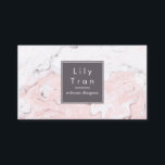 大理石の水彩名刺 名刺<br><div class="desc">______このデザインについて______大理石の水彩化粧アーティスト名刺。このデザインは、メイクアップアーティスト、エステティシャン、美容師、インテリアデザイナーとデコレーター、フォトグラファーなどに最適！</div>