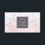 大理石の水彩名刺 名刺<br><div class="desc">______このデザインについて______大理石の水彩化粧アーティスト名刺。このデザインは、メイクアップアーティスト、エステティシャン、美容師、インテリアデザイナーとデコレーター、フォトグラファーなどに最適！</div>