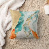 大理石の水彩 クッション (ブランケット)