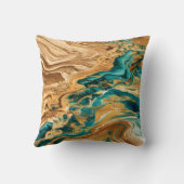 大理石の水彩 クッション (裏面)