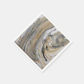 大理石の渦巻き型 スタンダードカクテルナプキン (角)