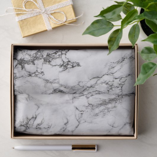 大理石の灰色の石模様 薄葉紙 (ギフト)