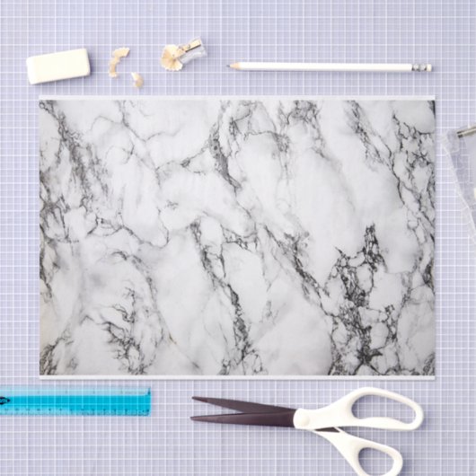 大理石の灰色の石模様 薄葉紙 (クラフト)