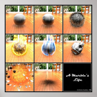 大理石の生活 ポスター