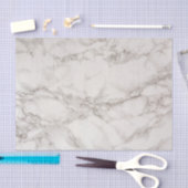 大理石の白いおよび灰色 薄葉紙 (クラフト)