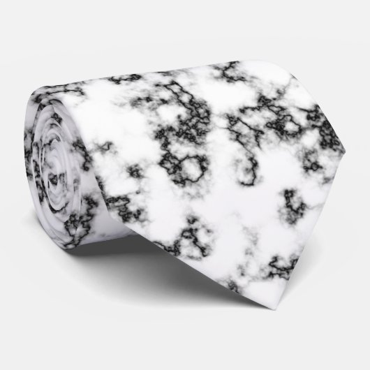 大理石の白黒背景 ネクタイ (ロール)