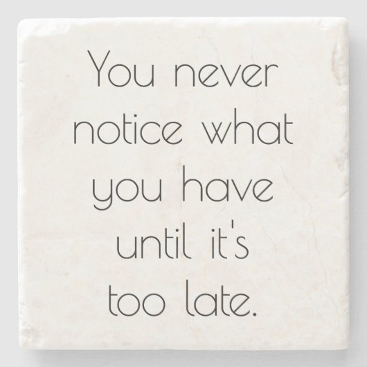 大理石の石のコースターに気づかない ストーンコースター (正面)