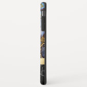 大理石の石の質感の金ゴールドのストライプを組み合わせて下さい Case-Mate iPhoneケース (裏面/左)