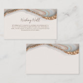 大理石の石揚井を望む囲いカード エンクロージャーカード (正面/裏面)