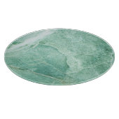 大理石の石模様、緑のテクスチャ。 カッティングボード (角)