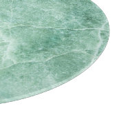 大理石の石模様、緑のテクスチャ。 カッティングボード (角)