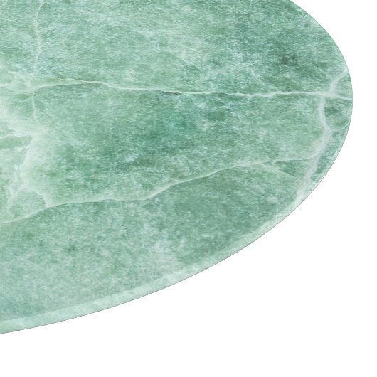 大理石の石模様、緑のテクスチャ。 カッティングボード (角)