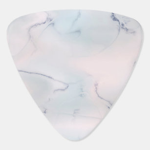 大理石の石造りのピンクの暗藍色のオパール ギターピック