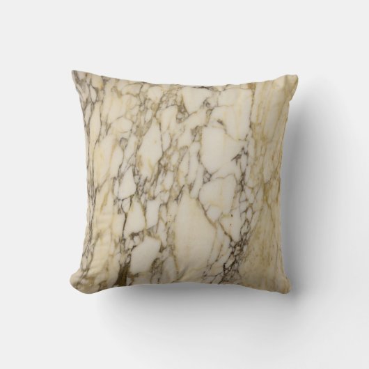 大理石の石造りの枕 クッション (正面)