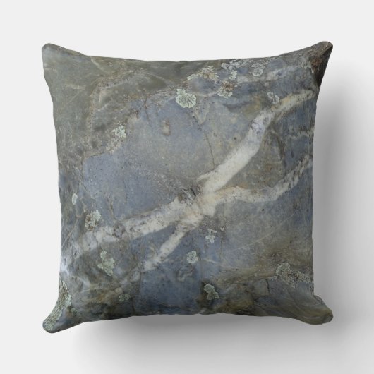 大理石の石造りの灰色の装飾用クッション クッション (裏面)