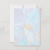 大理石の第1聖餐式 招待状 (裏面)