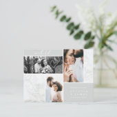 大理石の箱は日付カードを保存 案内ポストカード (スタンド正面)