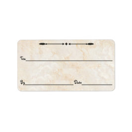 大理石の紅茶/コーヒー/その他のキャニスターラベル ラベル