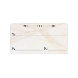 大理石の紅茶/コーヒー/その他のキャニスターラベル ラベル