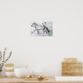 大理石の紙 ポスター (キッチン)