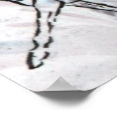 大理石の紙 ポスター (角)