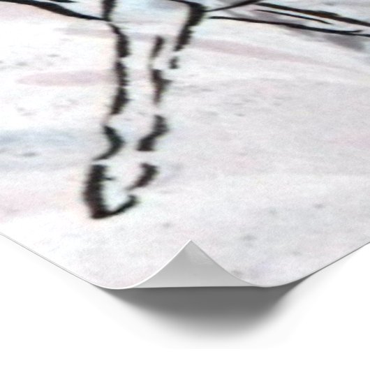 大理石の紙 ポスター (角)