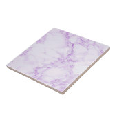 大理石の紫の紫の白 タイル (側面)