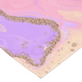 大理石の背景 – ピンクと紫 テーブルクロス (アングル)