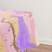大理石の背景 – ピンクと紫 テーブルクロス (インサイチュ)