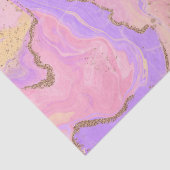大理石の背景 – ピンクと紫 薄葉紙 (詳細)