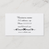 大理石の背景 名刺 (裏面)