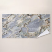 大理石の自然抽象芸術パターンの背景 バスタオル (バスタオル)