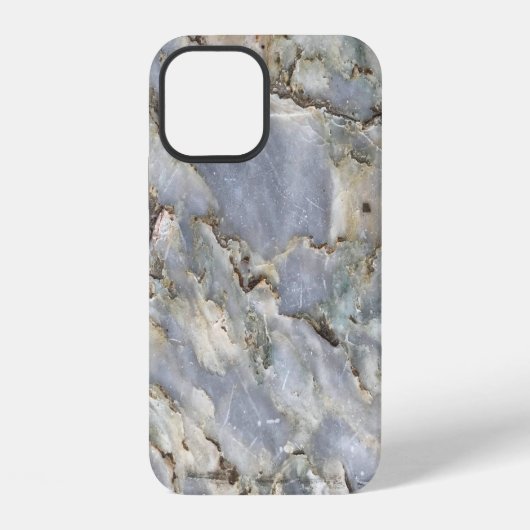 大理石の自然抽象芸術パターンの背景 iPhoneケース (裏面)