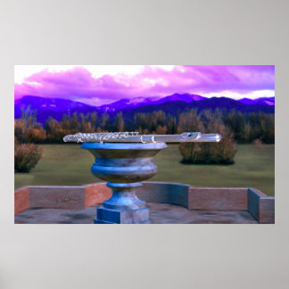 大理石の花瓶のフルート2c ポスター