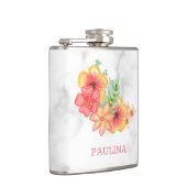 大理石の花 フラスク (右)