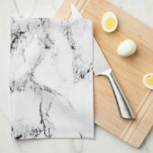大理石の質 キッチンタオル (四つ折り)