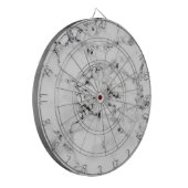 大理石の質 ダーツボード (正面左)