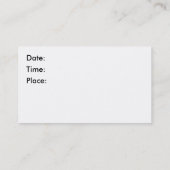 大理石の赤い世界で最も熱いBBQのパーティー 予約カード (裏面)
