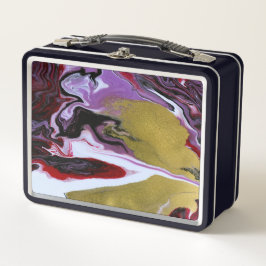 大理石の金属の弁当箱 メタルランチボックス