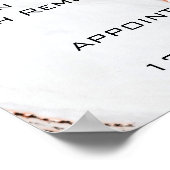 大理石の銅メイクアップアーティスト目まぶし価格 ポスター (角)