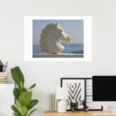 大理石の馬頭 ポスター (ホームオフィス)