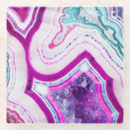 大理石のBrightsガラスのコースター ガラスコースター