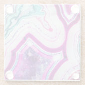 大理石のBrightsガラスのコースター ガラスコースター (裏面)