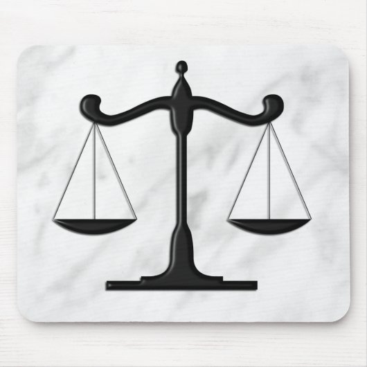 大理石はかりで測で マウスパッド (正面)