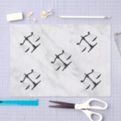 大理石はかりで測で 薄葉紙 (クラフト)