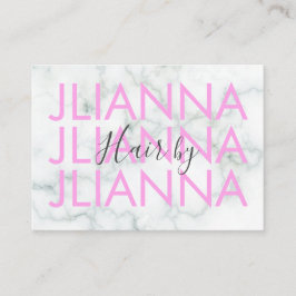 大理石はっきりした文字メイクアップサロン爪、 ネイルまつげ 名刺