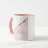 大理石は幾何学を曇らせます マグカップ (正面左)